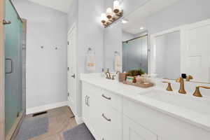 Double sink off of Primary Bathroom