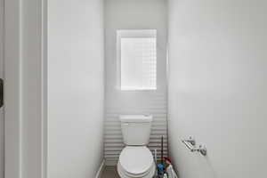 Half bathroom with toilet