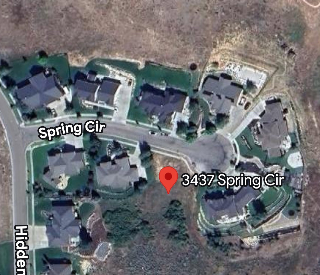 Aerial overview of property's location