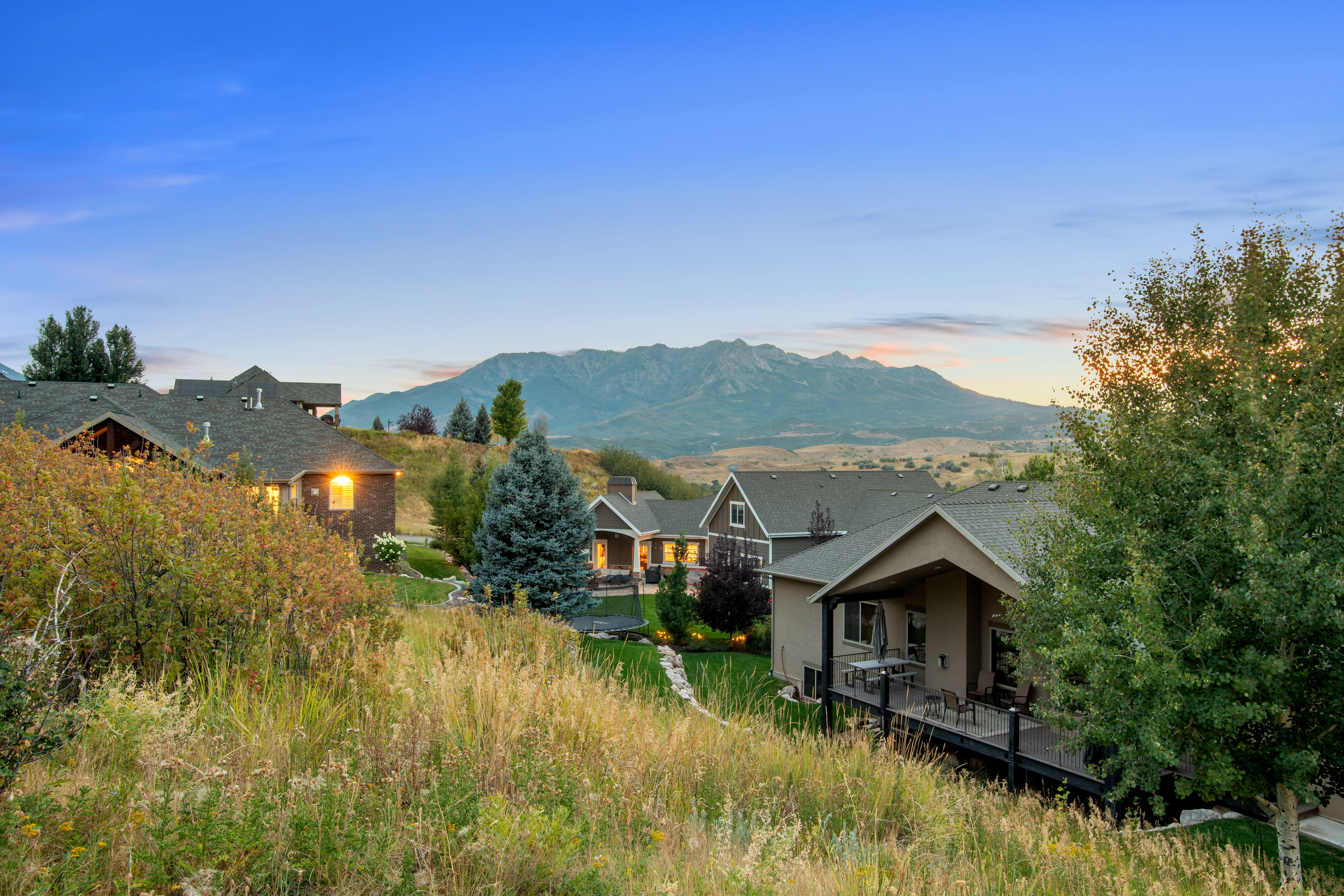 View of mountain backdrop