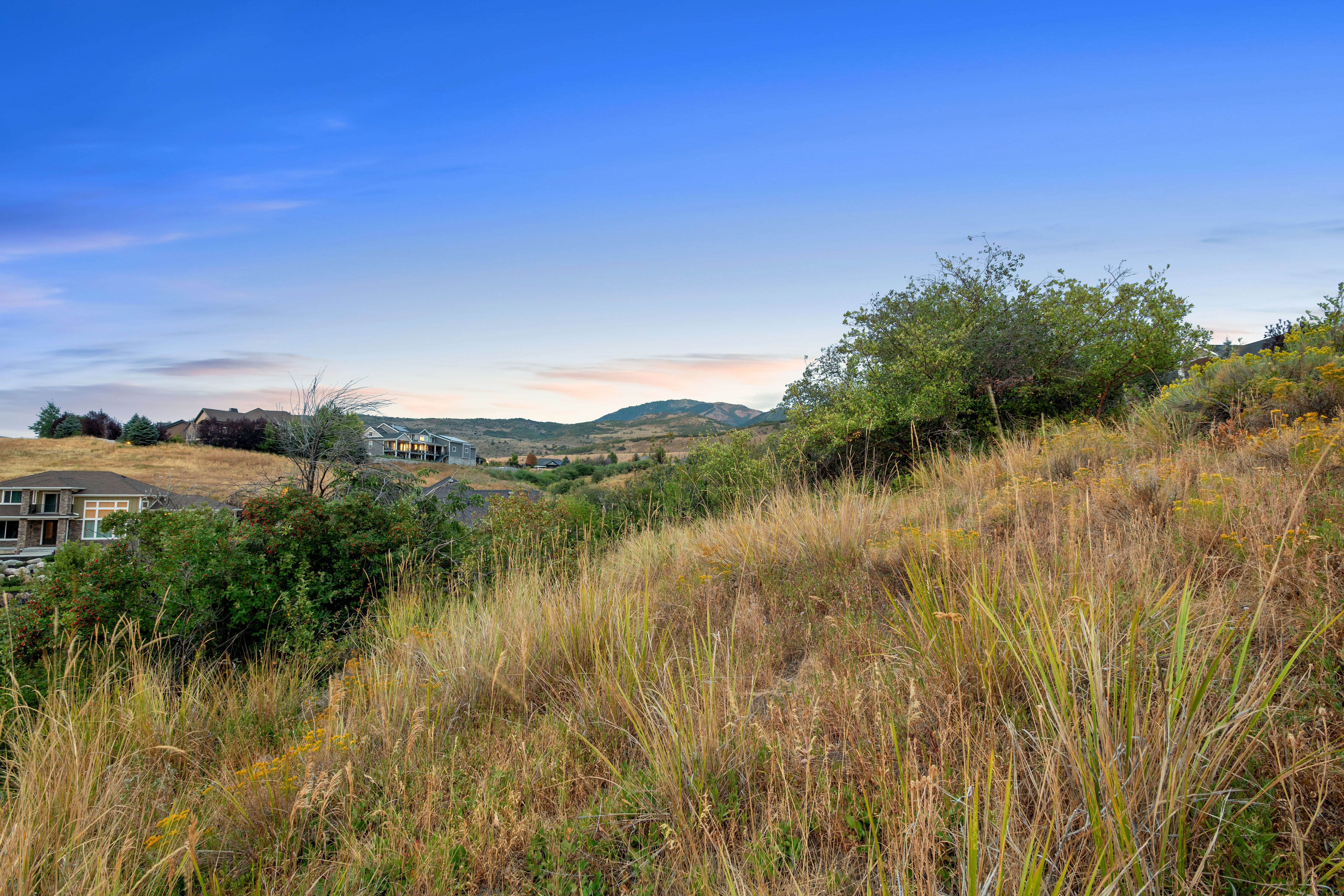 View of mountain backdrop