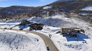 Bird's eye view of mountains