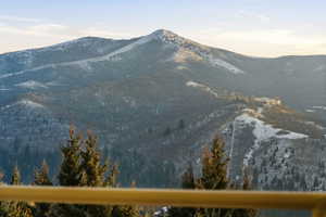 View of mountain background