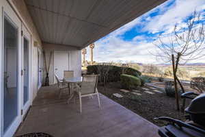 View of patio / terrace featuring outdoor dining space