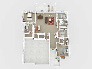 View of room layout