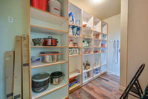 View of storage area