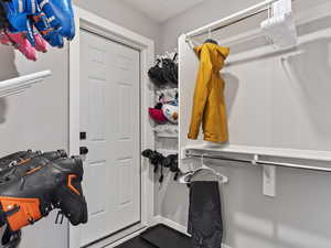 Designated Ski/Equipment Closet