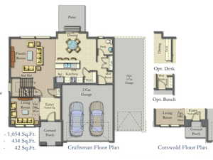 View of floor plan / room layout