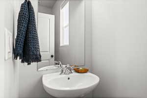 Bathroom featuring a sink