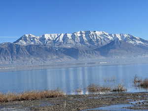 Water view with mountains