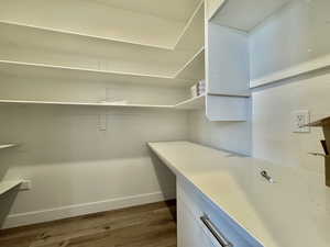 View of storage area