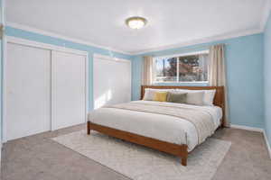 Bedroom with virtual staging
