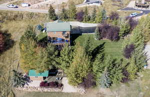 View from above of property