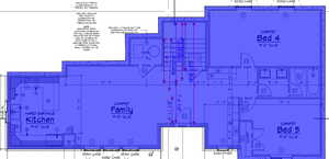 View of floor plan / room layout