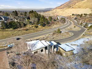 Aerial view of mountains