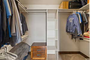Spacious closet