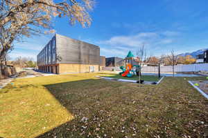 View of fenced yard