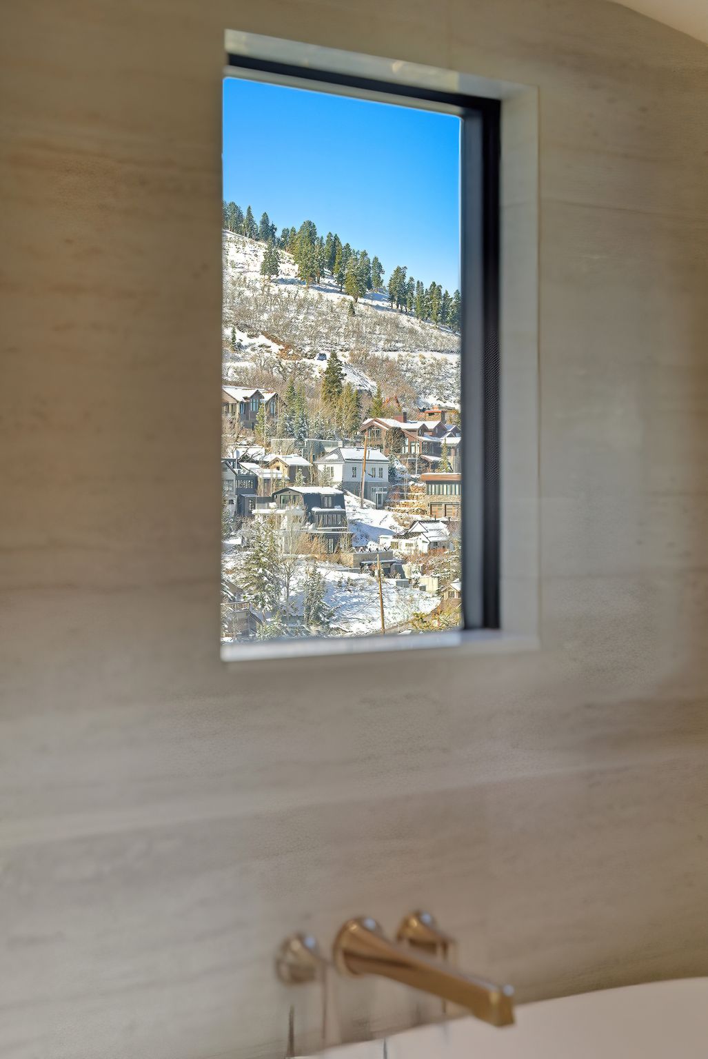 Detailed view of a residential view