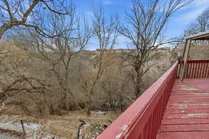 View of deck