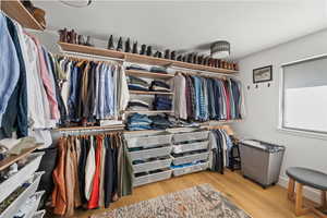 Walk in Primary closet