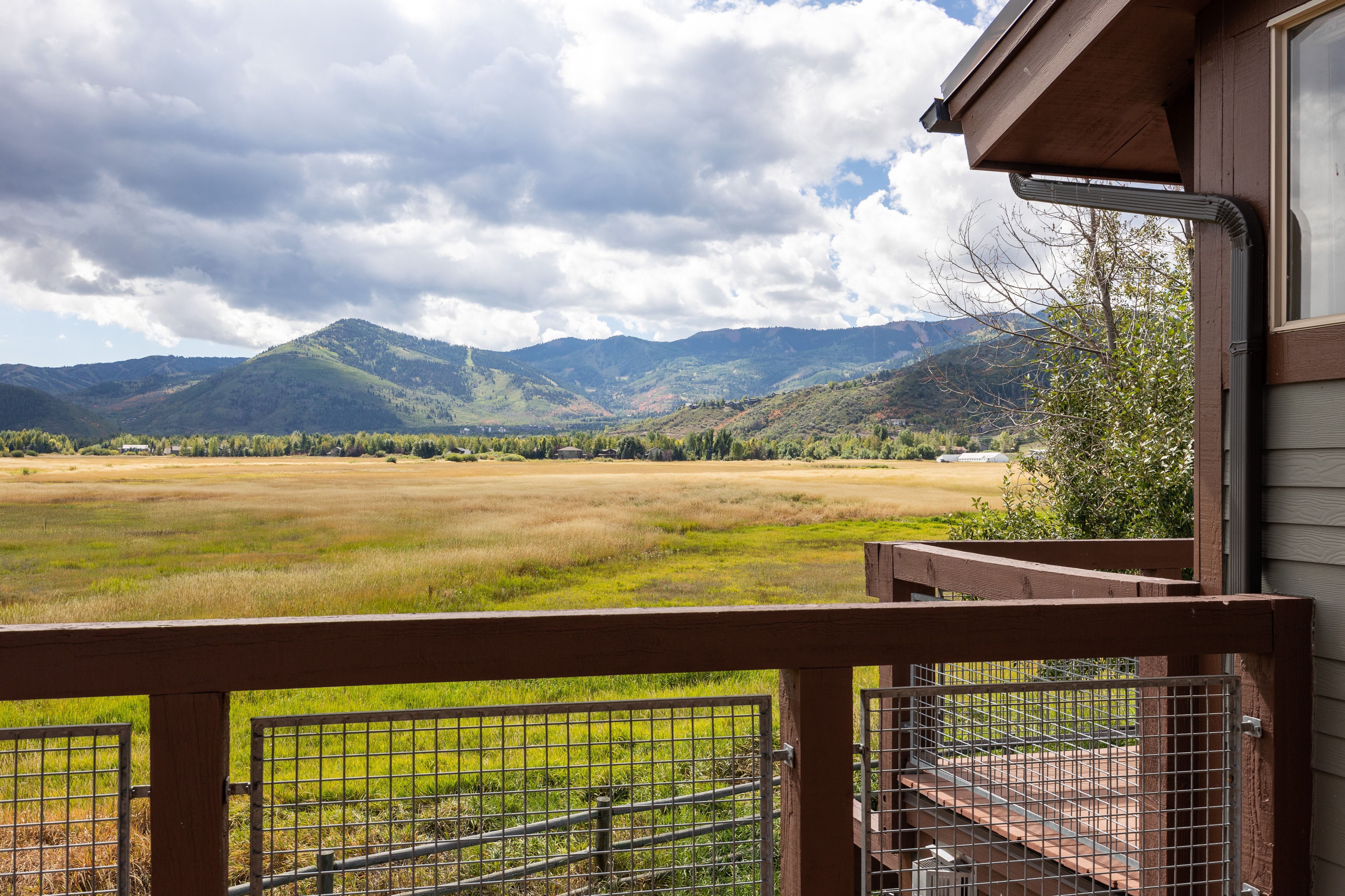 Mountain view featuring rural landscape