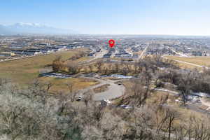 Aerial overview of property's location