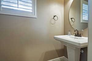Bathroom with plenty of natural light