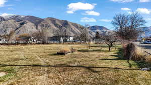 View of mountain background