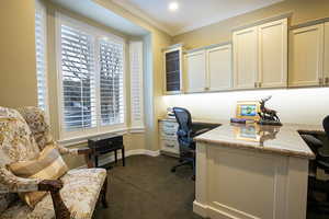 Office area with two work stations