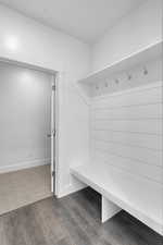 MUDROOM BENCH W/ SHIPLAP FINISH!