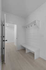 MUDROOM BENCH W/ SHIPLAP FINISH!