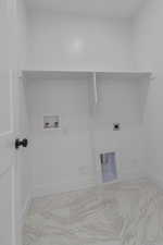 LAUNDRY ROOM OFF GARAGE!