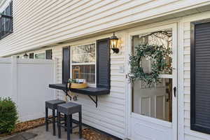 Entrance to property