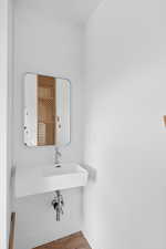 Bathroom with baseboards