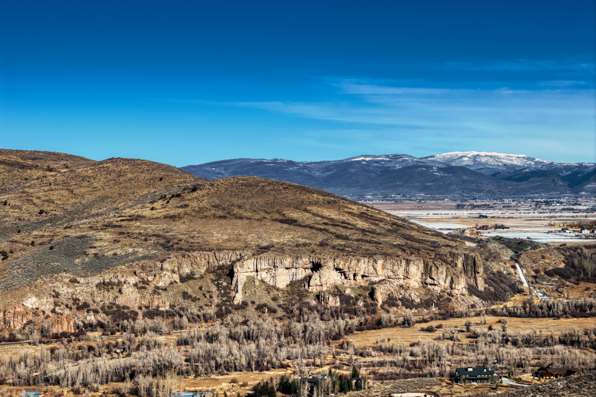 View of mountain backdrop