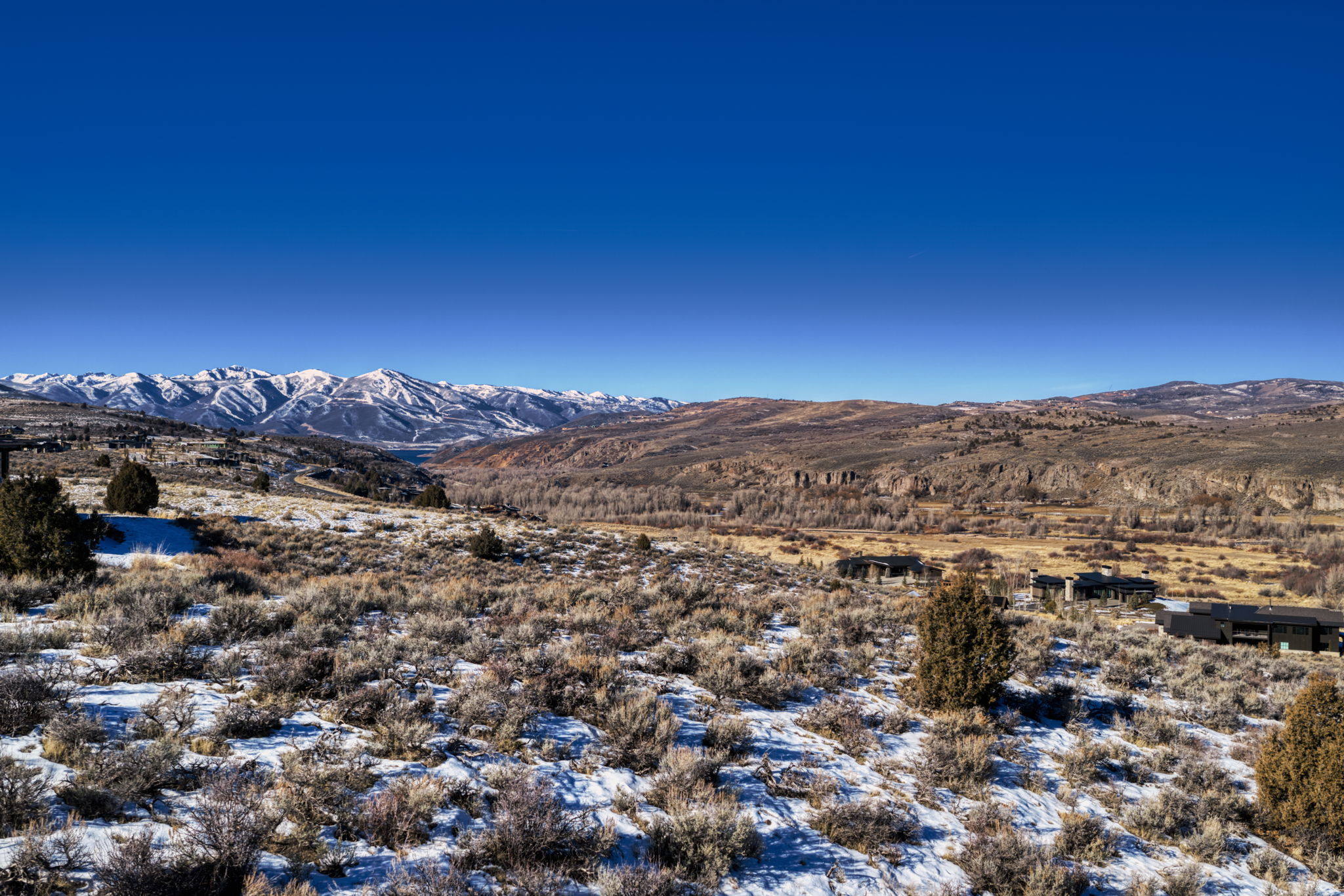 View of mountain background