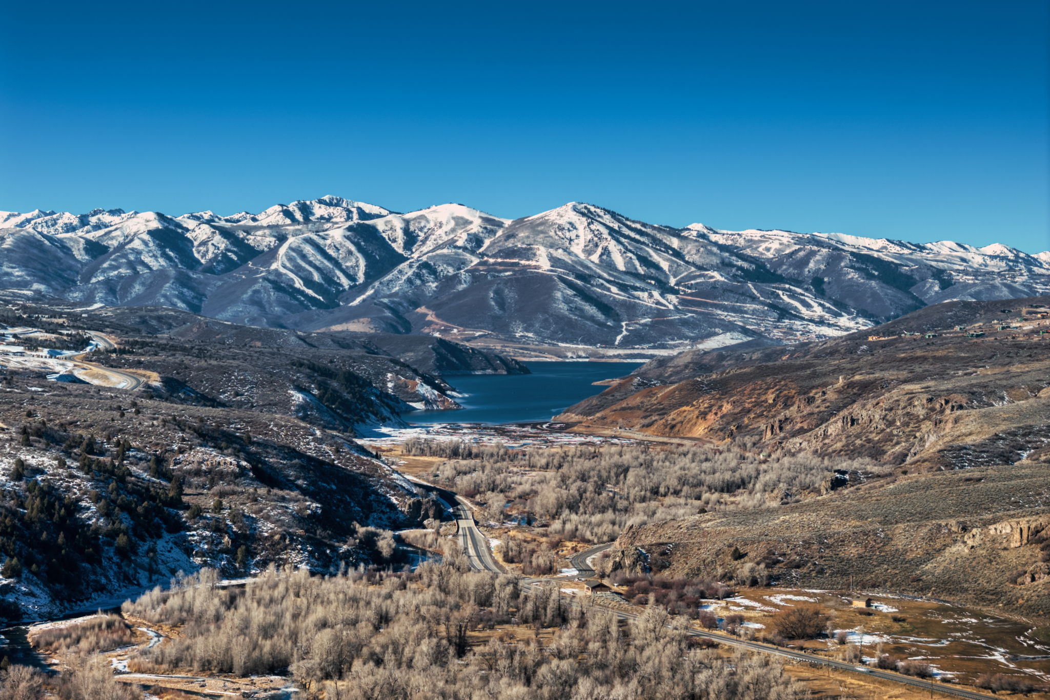 View of mountain background