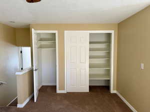 View of closets in upstairs family room, a place for all your needs