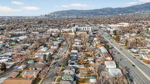 View of property location with a mountain backdrop and nearby urban area