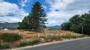 Mountain view featuring rural landscape