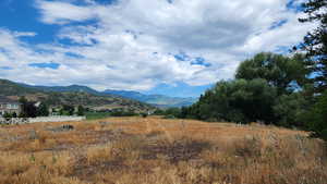 Mountain view featuring rural landscape