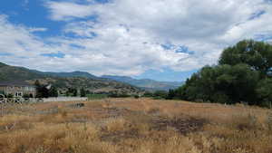 Mountain view featuring rural landscape