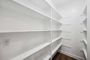 View of storage area