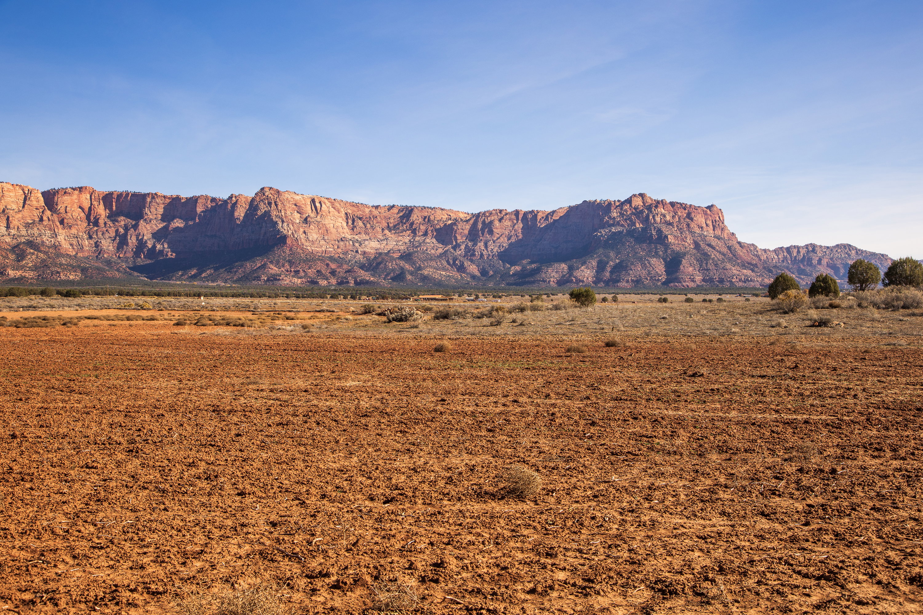 View of mountain background