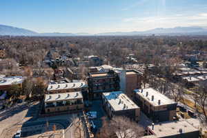 Aerial view of mountains
