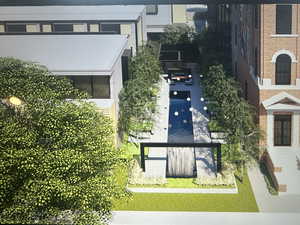 View from above of property