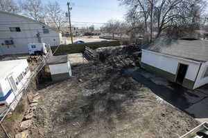 View of yard featuring a residential view