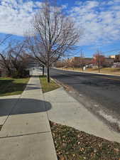 View of asphalt street