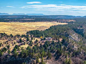 Bird's eye view of mountains