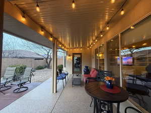 View of patio / terrace featuring an outdoor hangout area